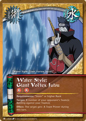 Water Style: Giant Vortex Jutsu - J-US028 - Common - Unlimited Edition - Diamond Foil