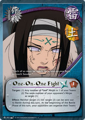 One-On-One Fight - M-253 - Uncommon - 1st Edition - Diamond Foil