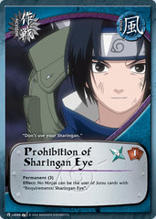 Prohibition of Sharingan Eye - M-US046 - Common - 1st Edition - Diamond Foil