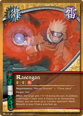 Rasengan - J-255 - Rare - 1st Edition - Diamond Foil