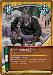 Summoning Jutsu - J-242 - Common - Unlimited Edition
