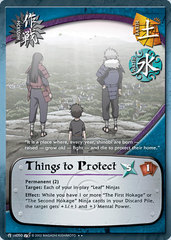 Things to Protect - M-US050 - Rare - Unlimited Edition