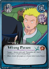 Wrong Person - M-US045 - Common - Unlimited Edition