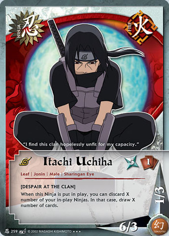 Itachi Uchiha - N-259 - Super Rare - Unlimited Edition - Foil