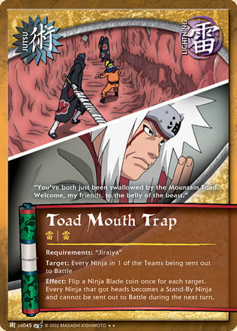 Toad Mouth Trap - J-US045 - Rare - Unlimited Edition - Foil