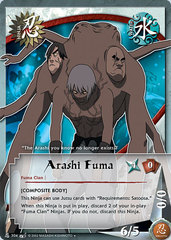 Arashi Fuma - N-304 - Uncommon - Unlimited Edition - Wavy Foil