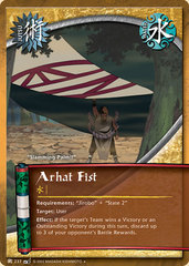 Arhat Fist - J-237 - Uncommon - Unlimited Edition - Wavy Foil