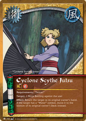Cyclone Scythe Jutsu - J-250 - Common - Unlimited Edition - Wavy Foil