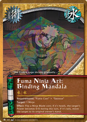 Fuma Ninja Art: Binding Mandala - J-265 - Common - Unlimited Edition - Wavy Foil