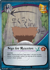 Sign for Reunion - M-249 - Common - Unlimited Edition - Wavy Foil