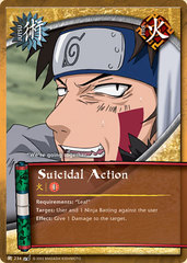 Suicidal Action - J-234 - Common - Unlimited Edition - Diamond Foil