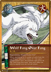 Wolf Fang Over Fang - J-236 - Rare - Unlimited Edition - Diamond Foil