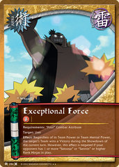 Exceptional Force - J-284 - Rare - 1st Edition - Foil