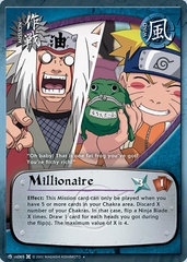 Millionaire - M-US065 - Uncommon - 1st Edition - Diamond Checkered Foil