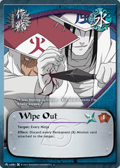Wipe Out - M-US081 - Uncommon - 1st Edition - Diamond Checkered Foil