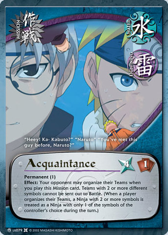 Acquaintance - M-US079 - Common - Unlimited Edition