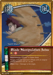 Blade Manipulation Jutsu - J-US068 - Common - Unlimited Edition