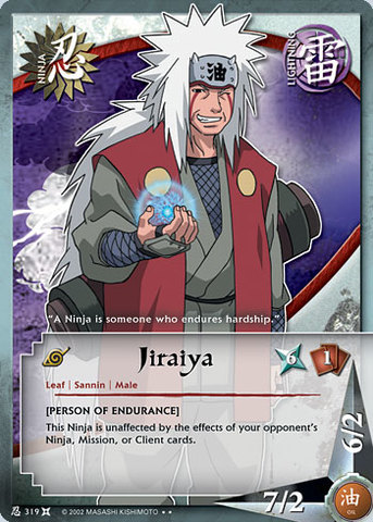 Jiraiya - N-319 - Rare - Unlimited Edition