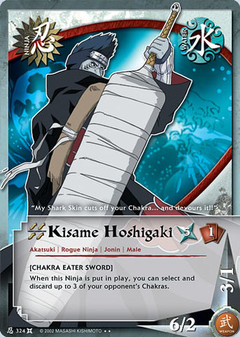 Kisame Hoshigaki - N-324 - Rare - Unlimited Edition