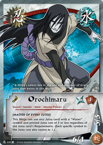 Orochimaru - N-320 - Rare - Unlimited Edition