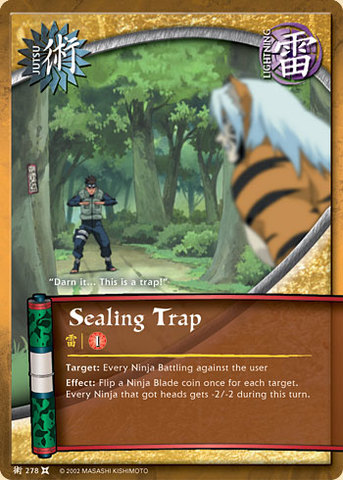Sealing Trap - J-278 - Common - Unlimited Edition