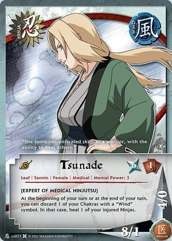 Tsunade - N-US077 - Starter Deck - Unlimited Edition