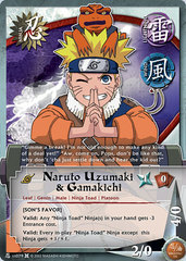 Naruto Uzumaki & Gamakichi - N-US079 - Common - Unlimited Edition - Spiral Foil