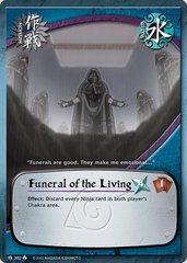 Funeral of the Living - M-302 - Common - 1st Edition - Wavy Foil