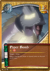 Paper Bomb - J-US079 - Uncommon - 1st Edition - Wavy Foil