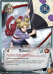 Temari - N-US121 - Common - 1st Edition - Wavy Foil