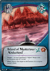 Island of Mysterious Abductions - M-311 - Common - 1st Edition - Diamond Foil