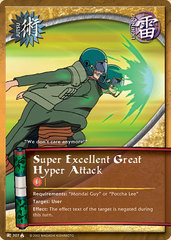 Super Excellent Great Hyper Attack - J-307 - Common - 1st Edition - Diamond Foil