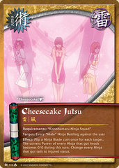 Cheesecake Jutsu - J-316 - Common - Unlimited Edition