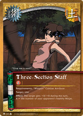 Three-Section Staff - J-341 - Uncommon - Unlimited Edition