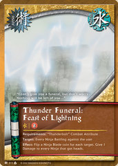 Thunder Funeral: Feast of Lightning - J-311 - Common - Unlimited Edition