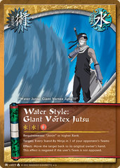 Water Style: Giant Vortex Jutsu - J-US077 - Rare - Unlimited Edition