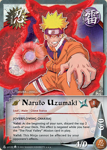 Naruto Uzumaki - N-US122 - Super Rare - Unlimited Edition