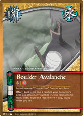 Boulder Avalanche - J-310 - Common - Unlimited Edition - Wavy Foil