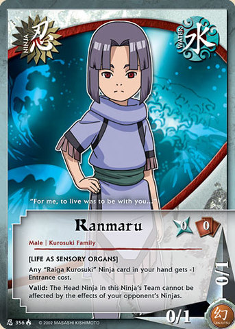 Ranmaru - N-356 - Common - Unlimited Edition - Wavy Foil