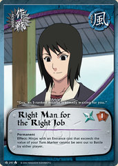 Right Man for the Right Job - M-297 - Common - Unlimited Edition - Wavy Foil