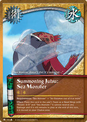 Summoning Jutsu: Sea Monster - J-334 - Common - Unlimited Edition - Wavy Foil