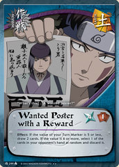 Wanted Poster with a Reward - M-299 - Rare - Unlimited Edition - Wavy Foil