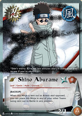 Shino Aburame - N-US111 - Common - Unlimited Edition - Diamond Foil