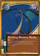 Striking Shadow Snake - J-325 - Uncommon - Unlimited Edition - Diamond Foil