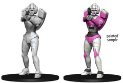 TRANSFORMERS: WIZKIDS UNPAINTED MINIS - ARCEE