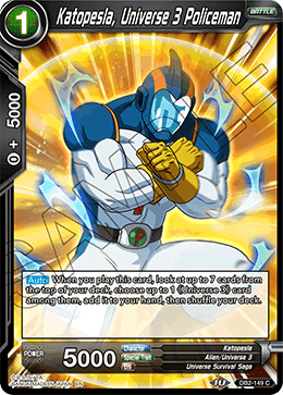 Katopesla, Universe 3 Policeman - DB2-149 - C - Foil