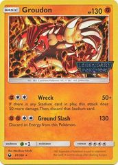 Groudon - 81/168 - Holo Rare - Legendary Pokemon