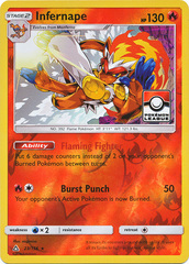 Infernape - 23/156 - Reverse Holo - Pokemon League Promo