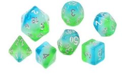 0508 Dice Set - Blue Hawaiian