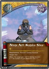 Ninja Art: Kujaku Slice - J-344 - Common - 1st Edition - Foil